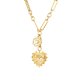 Cool Style Simple Temperament Entry Lux Sweater Chain Clavicle Real Gold Electroplated Necklace