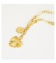 Cool Style Simple Temperament Entry Lux Sweater Chain Clavicle Real Gold Electroplated Necklace