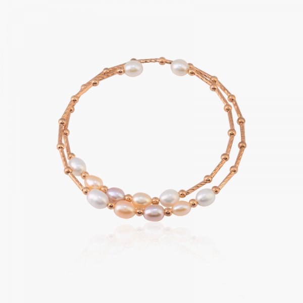 Natural Freshwater Pearl Bracelet Niche Double-layer Design Bracelet