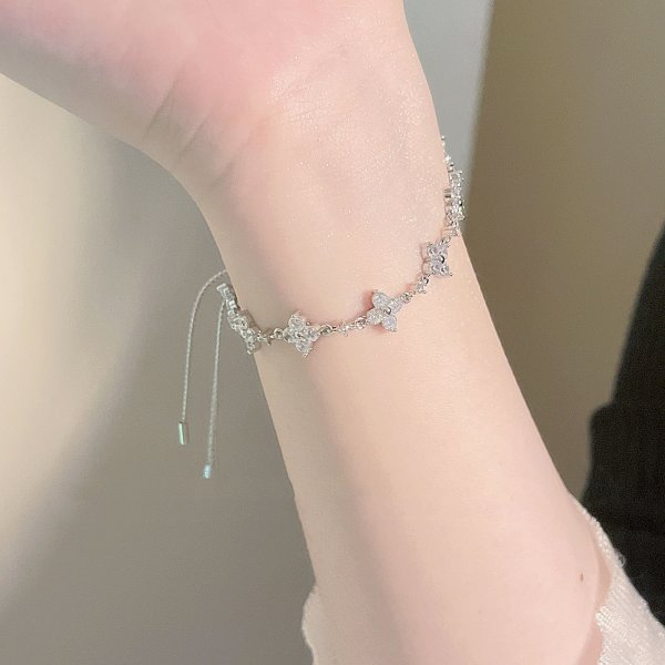 Elegant Shining Bracelet Female Personality All-match Adjustable